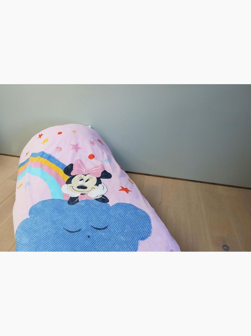 Juego de cama para bebé Minnie con arcoíris y nube reversible – 100% algodón Rosa - Kiabi