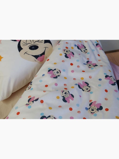 Juego de cama para bebé Minnie con arcoíris y nube reversible – 100% algodón - Kiabi