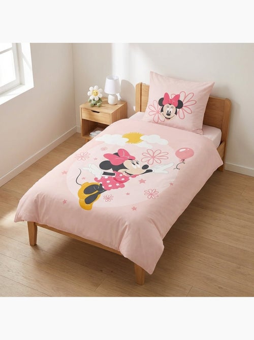 Juego de cama para bebé Minnie reversible – 100% algodón - Kiabi Juego de cama para bebé Minnie reversible – 100% algodón - Kiabi
