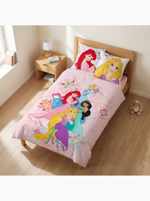 Juego de cama para bebé Princesas con Rapunzel, Ariel, Jasmine y Cenicienta reversible - Kiabi