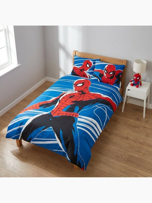 Juego de cama para bebé Spider-Man fosforescente reversible – 100% algodón - Kiabi