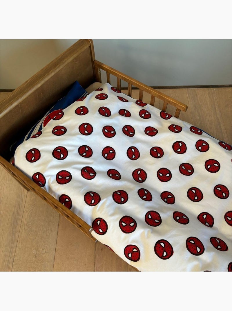 Juego de cama para bebé Spider-Man fosforescente reversible – 100% algodón Azul - Kiabi