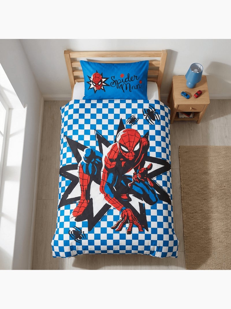 Juego de cama para bebé Spider-Man reversible – 100% algodón Azul - Kiabi