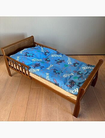 Juego de cama para bebé Stitch con Angel fosforescente reversible – 100% algodón