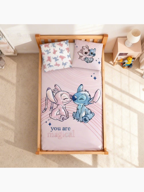 Juego de cama para bebé Stitch con Angel reversible – 100% algodón - Kiabi