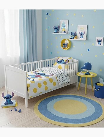 Juego de cama para bebé Stitch reversible – 100% algodón