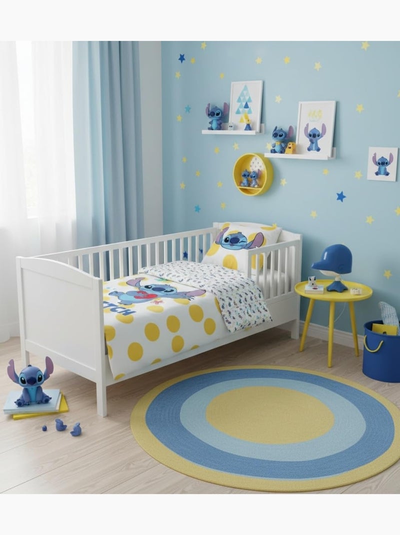 Juego de cama para bebé Stitch reversible – 100% algodón Blanco - Kiabi