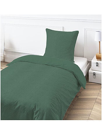 Juego de cama para cama individual de gasa de algodón