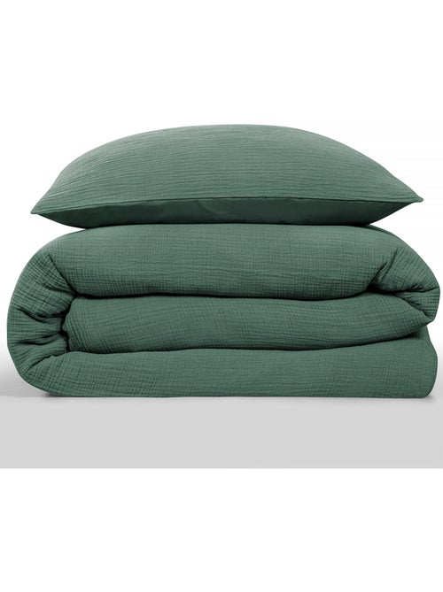 Juego de cama para cama individual de gasa de algodón - Kiabi
