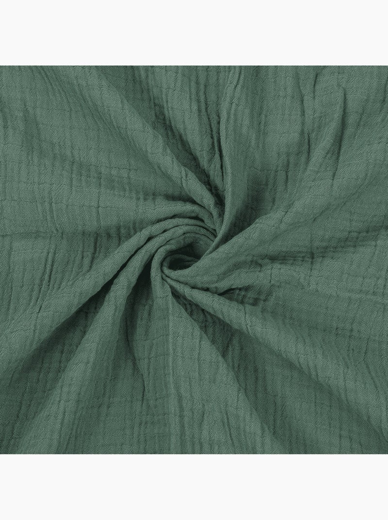 Juego de cama para cama individual de gasa de algodón Verde - Kiabi