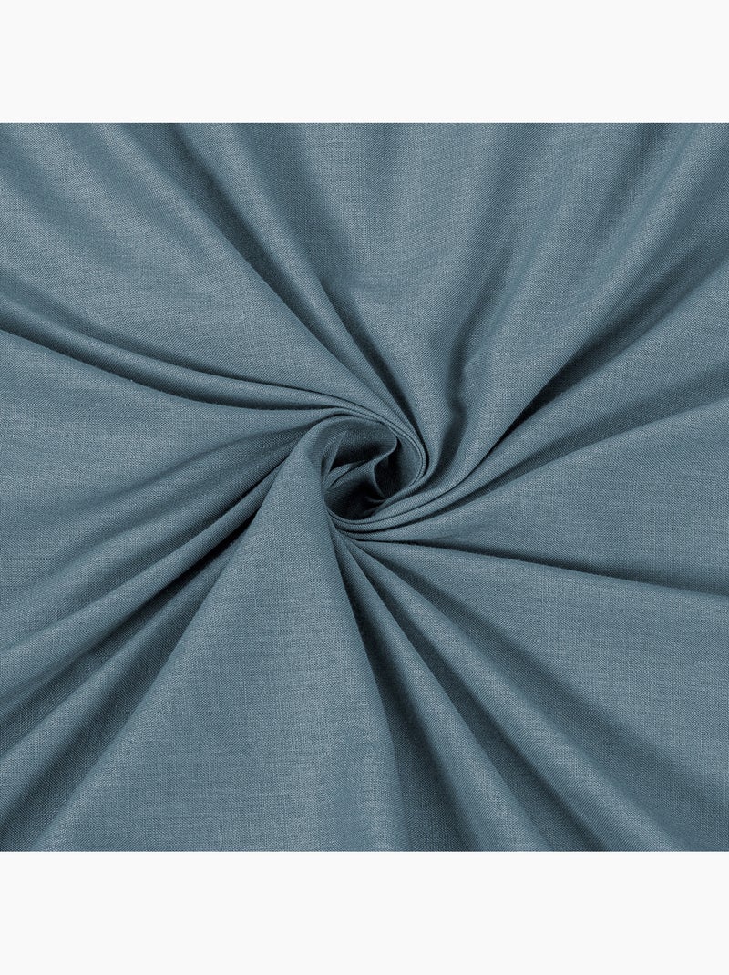 Juego de cama para cama individual en dos tonos Azul - Kiabi