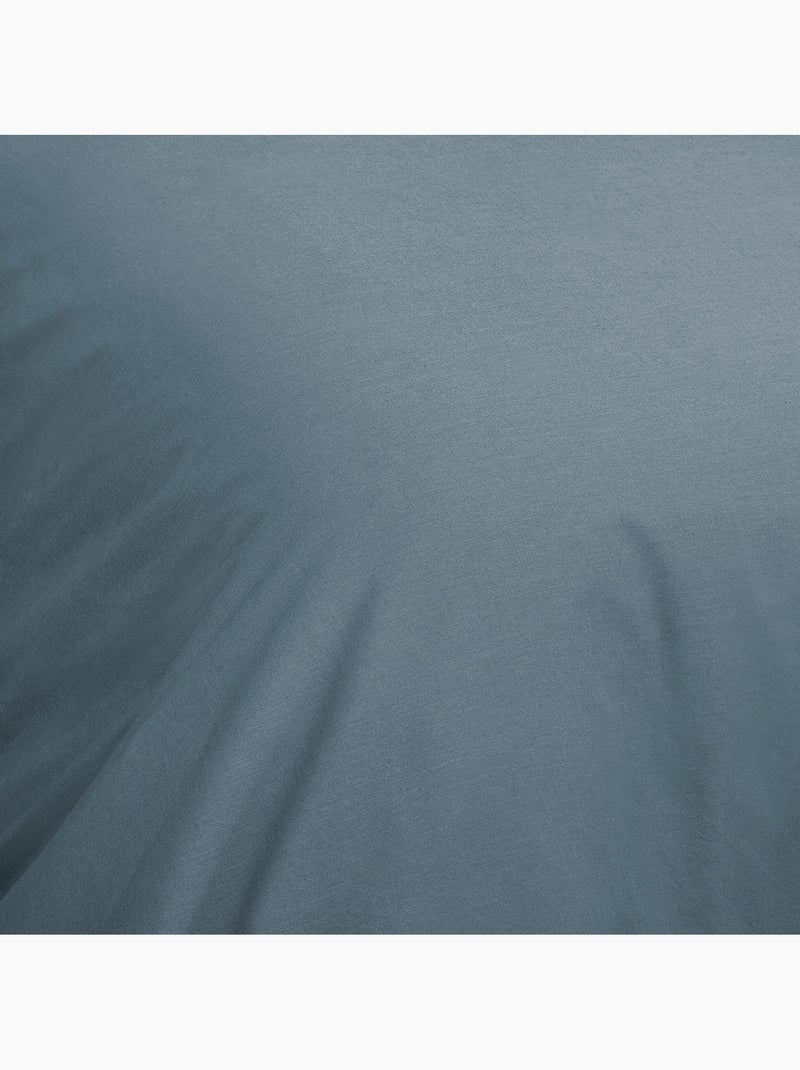 Juego de cama para cama individual en dos tonos Azul - Kiabi