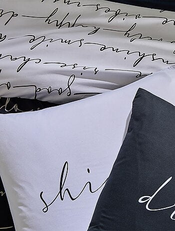 Juego de cama para dos personas con diseño reversible