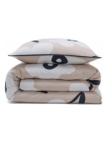 Juego de cama para dos personas con estampado de flores, de algodón