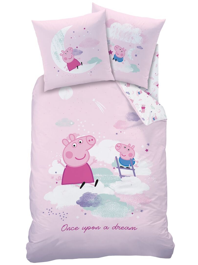 Juego de cama 'Peppa Pig' rosa - Kiabi