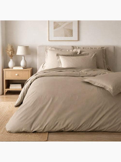 Juego de cama – percal de algodón 78 hilos – calidad hotel – 2 fundas de almohada 63x63 cm - Kiabi Juego de cama – percal de algodón 78 hilos – calidad hotel – 2 fundas de almohada 63x63 cm - Kiabi