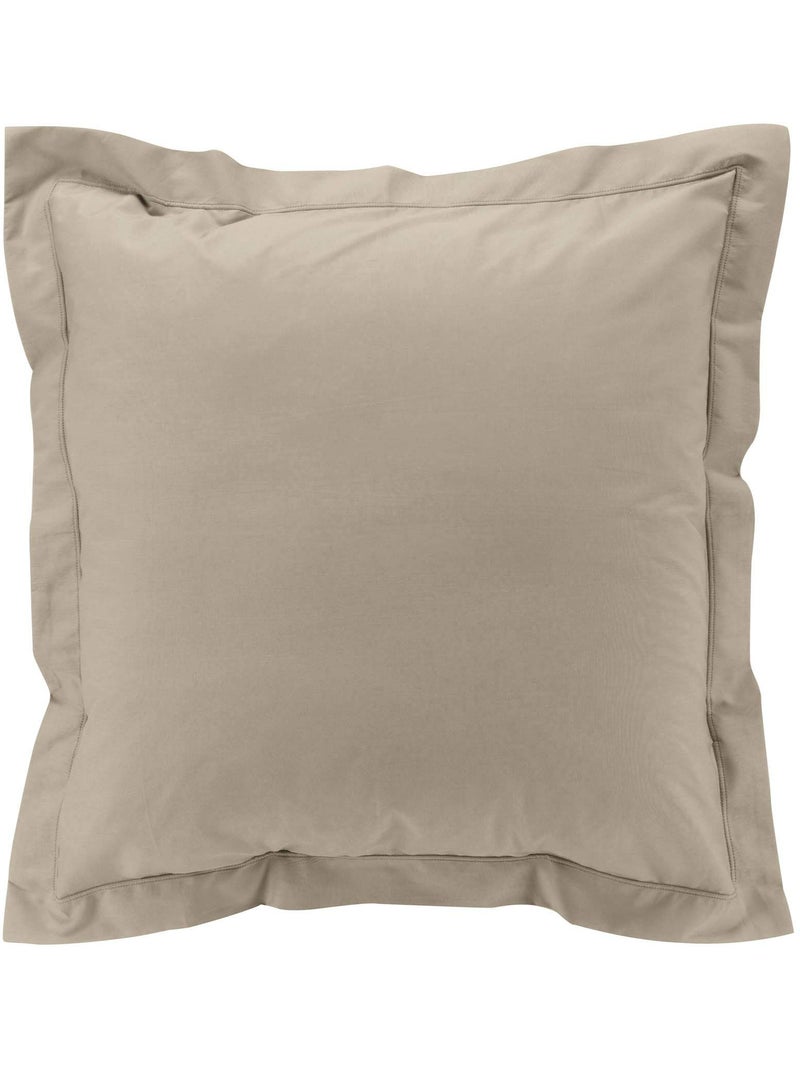 Juego de cama – percal de algodón 78 hilos – calidad hotel – 2 fundas de almohada 63x63 cm Arena - Kiabi