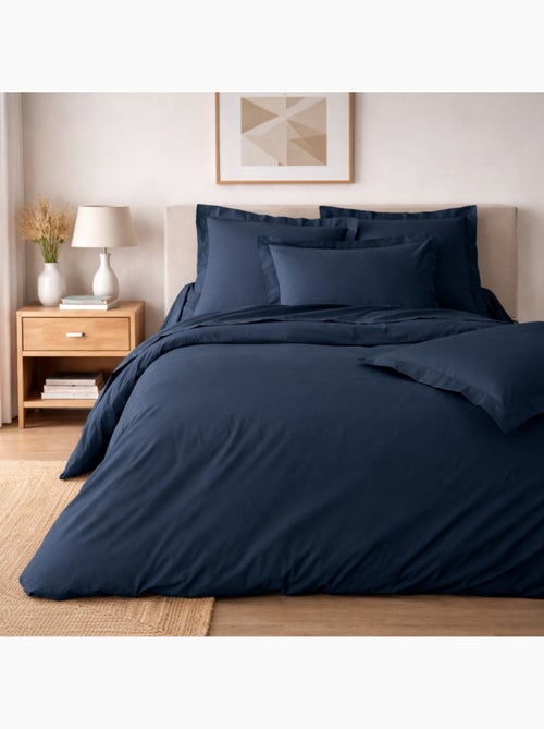 Juego de cama – percal de algodón 78 hilos – calidad hotel – 2 fundas de almohada 63x63 cm - Kiabi Juego de cama – percal de algodón 78 hilos – calidad hotel – 2 fundas de almohada 63x63 cm - Kiabi