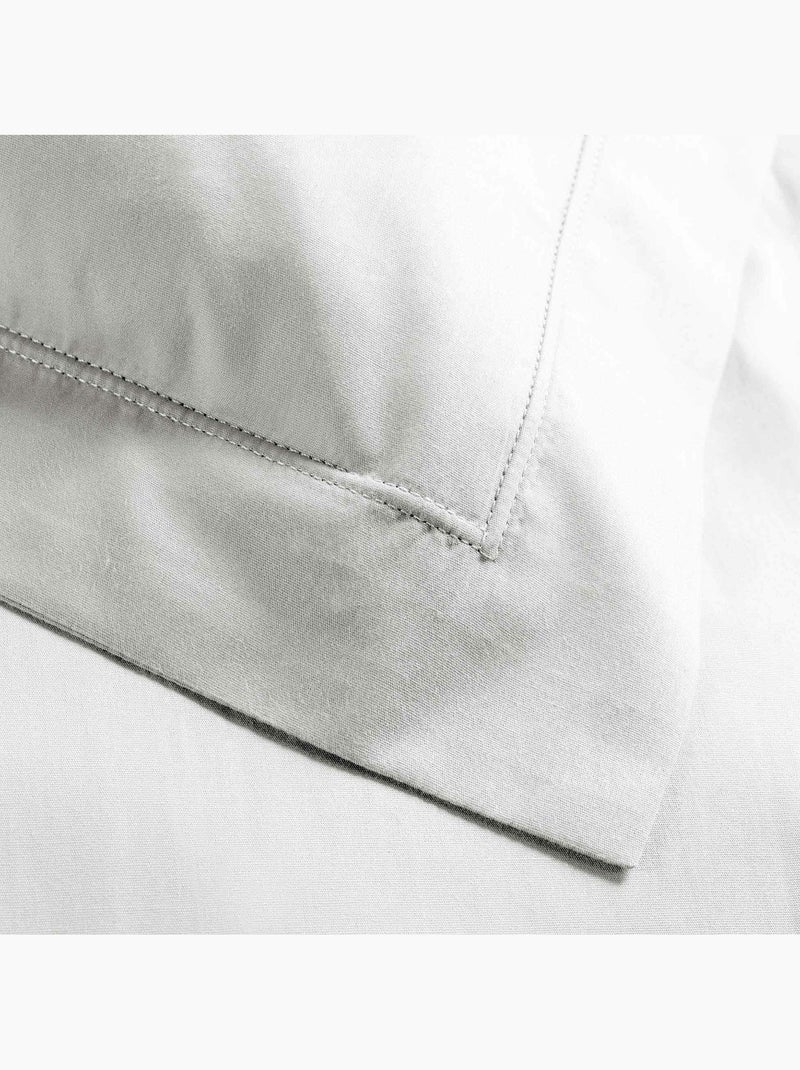 Juego de cama – percal de algodón 78 hilos – calidad hotel – 2 fundas de almohada 63x63 cm Blanco - Kiabi