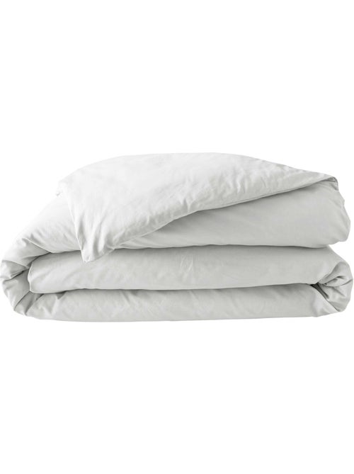 Juego de cama – percal de algodón 78 hilos – calidad hotel – 2 fundas de almohada 63x63 cm - Kiabi Juego de cama – percal de algodón 78 hilos – calidad hotel – 2 fundas de almohada 63x63 cm - Kiabi
