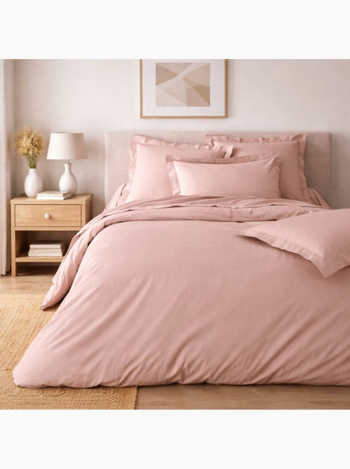 Juego de cama – percal de algodón 78 hilos – calidad hotel – 2 fundas de almohada 63x63 cm - Kiabi Juego de cama – percal de algodón 78 hilos – calidad hotel – 2 fundas de almohada 63x63 cm - Kiabi