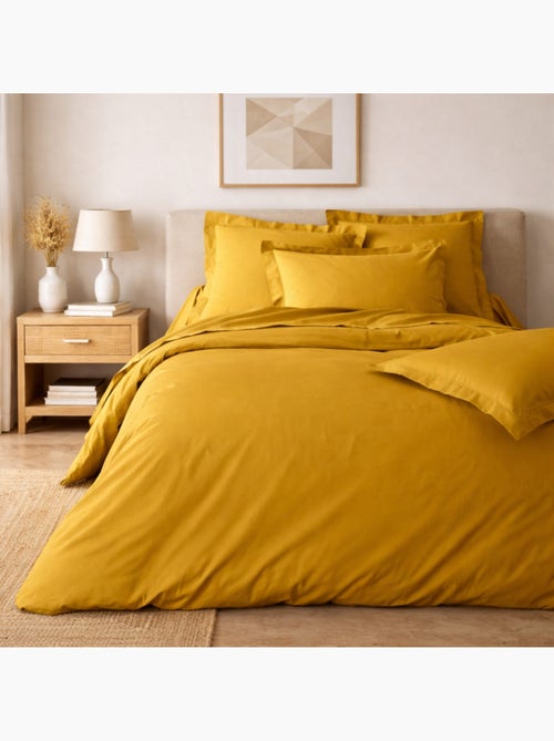 Juego de cama – percal de algodón 78 hilos – calidad hotel – 2 fundas de almohada 63x63 cm - Kiabi Juego de cama – percal de algodón 78 hilos – calidad hotel – 2 fundas de almohada 63x63 cm - Kiabi