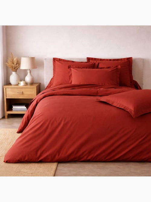 Juego de cama – percal de algodón 78 hilos – calidad hotel – 2 fundas de almohada 63x63 cm - Kiabi Juego de cama – percal de algodón 78 hilos – calidad hotel – 2 fundas de almohada 63x63 cm - Kiabi