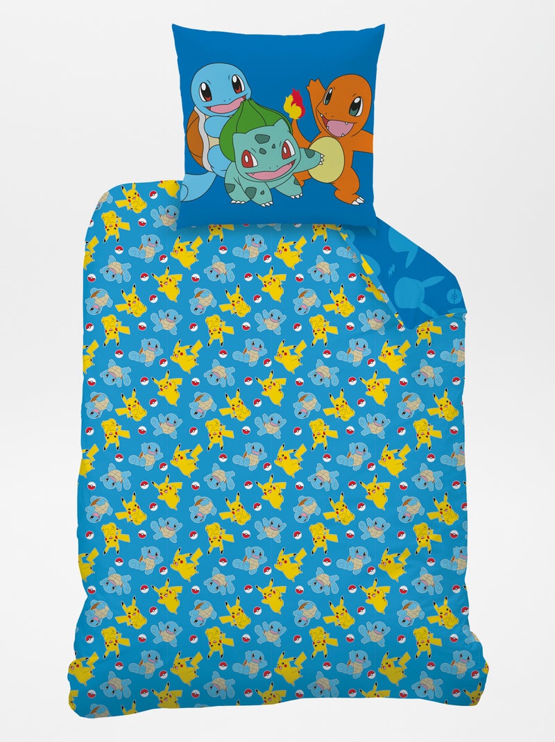 Juego de cama 'Pokemon' - Individual AZUL - Kiabi