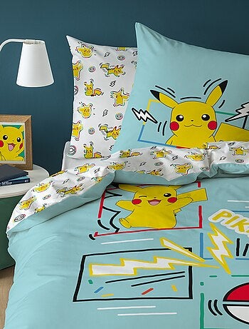 Juego de cama \'Pokemon\' de 2 piezas para 1 persona: funda nórdica + funda de almohada