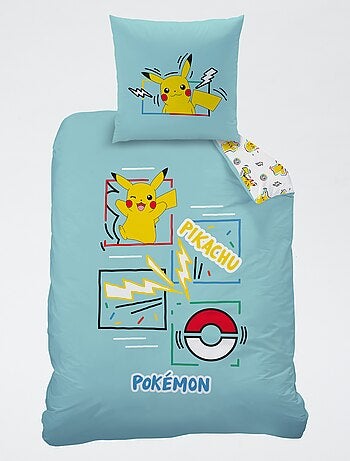 Juego de cama \'Pokemon\' de 2 piezas para 1 persona: funda nórdica + funda de almohada
