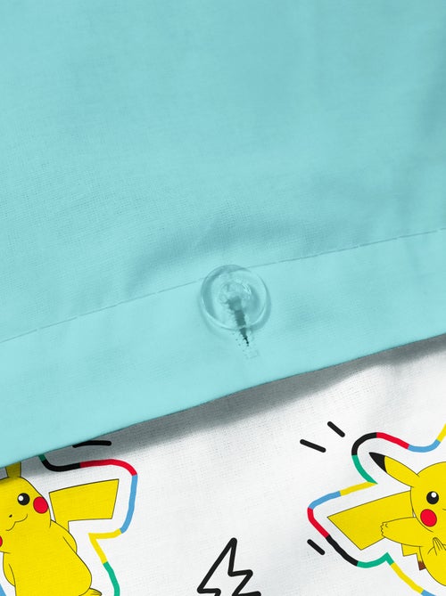 Juego de cama \'Pokemon\' de 2 piezas para 1 persona: funda nórdica + funda de almohada - Kiabi Juego de cama \'Pokemon\' de 2 piezas para 1 persona: funda nórdica + funda de almohada - Kiabi