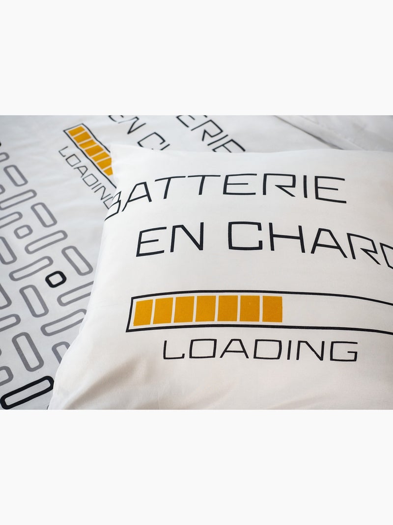 Juego de cama Power Mode Reversible Blanco - Kiabi
