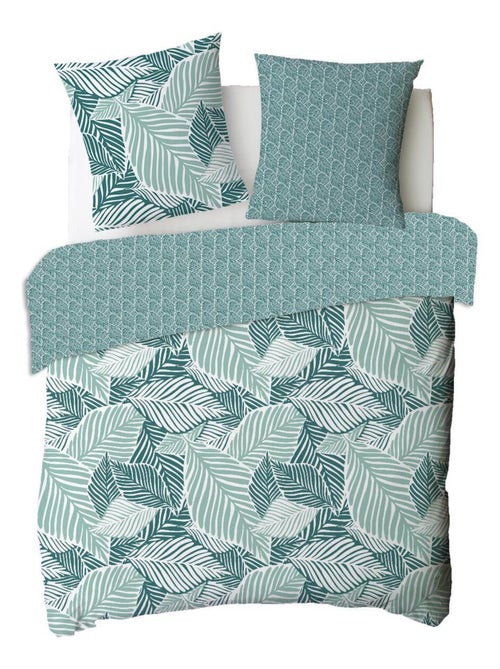 Juego de cama reversible 100% algodón 'Future Home' - 240x220 cm - Kiabi Juego de cama reversible 100% algodón 'Future Home' - 240x220 cm - Kiabi