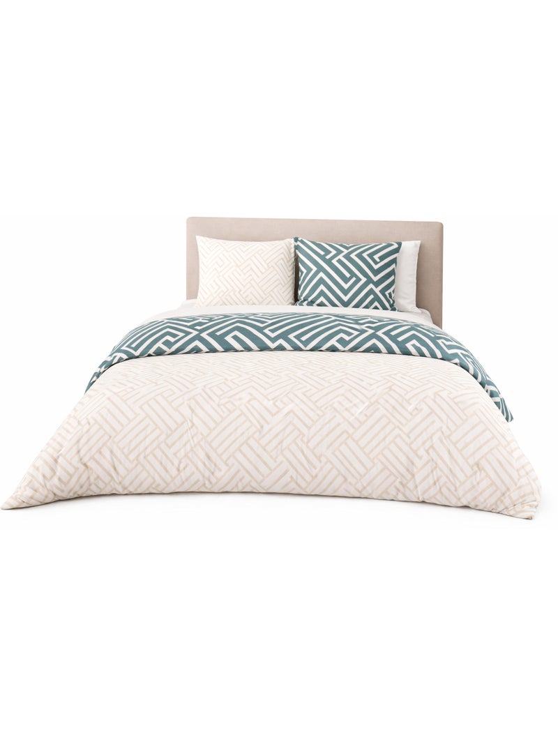 Juego de cama reversible Beige - Kiabi