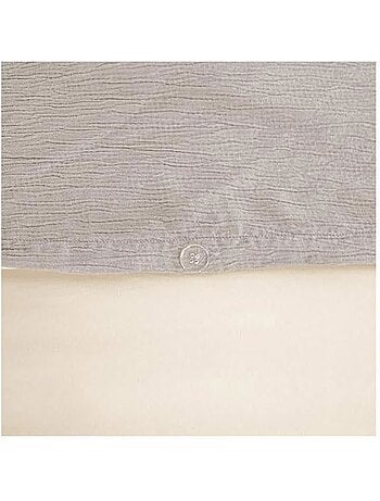 Juego de cama reversible con textura gofrada – Cama doble
