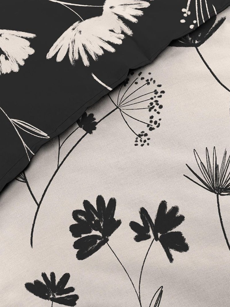 Juego de cama reversible de 3 piezas Iris Blanco - Kiabi