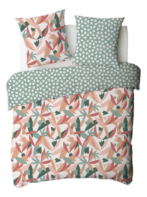 Juego de cama reversible de algodón 'Future Home' 240x220 cm - Kiabi Juego de cama reversible de algodón 'Future Home' 240x220 cm - Kiabi