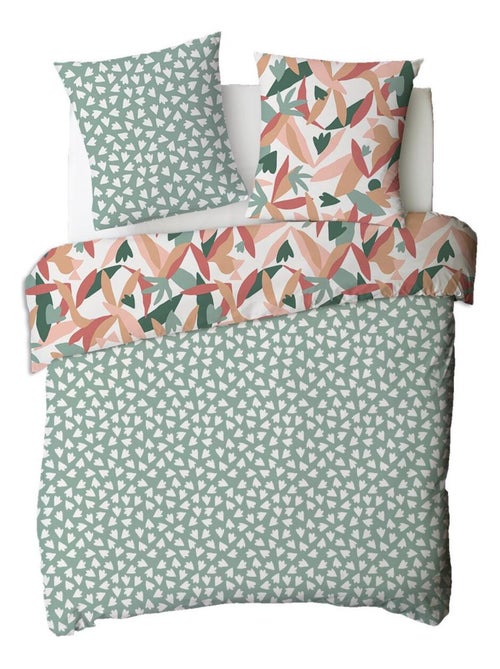 Juego de cama reversible de algodón 'Future Home' 240x220 cm - Kiabi Juego de cama reversible de algodón 'Future Home' 240x220 cm - Kiabi