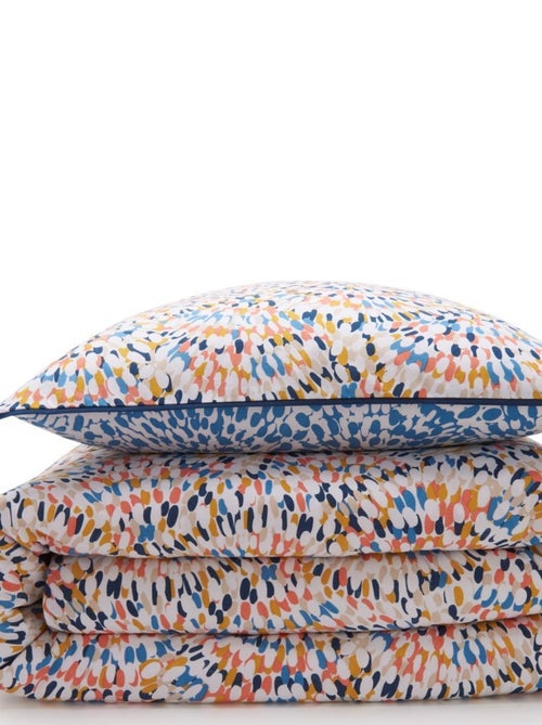 Juego de cama reversible de colores para 2 personas - Kiabi Juego de cama reversible de colores para 2 personas - Kiabi
