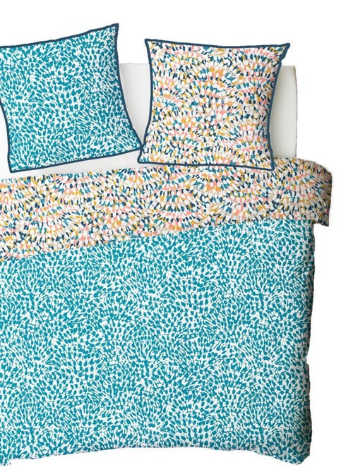Juego de cama reversible de colores para 2 personas - Kiabi Juego de cama reversible de colores para 2 personas - Kiabi