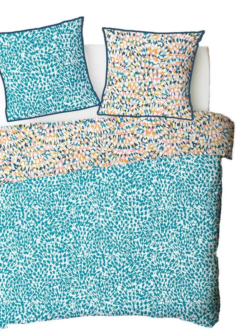 Juego de cama reversible de colores para 2 personas Multicolor - Kiabi