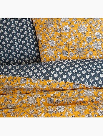 Juego de cama reversible floral