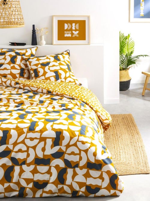 Juego de cama reversible geométrico para 2 personas - Kiabi