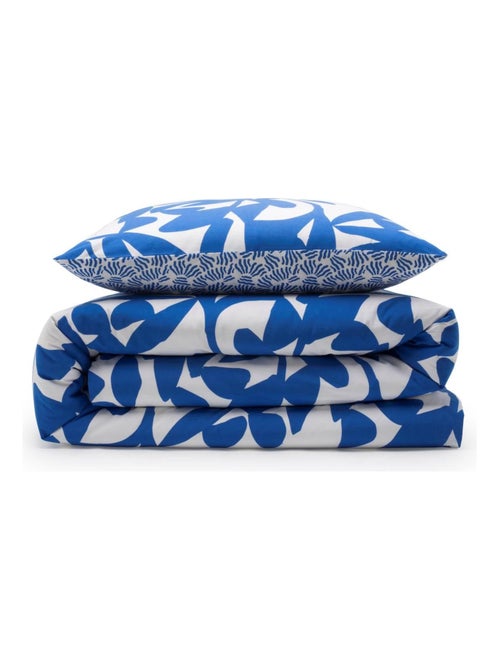 Juego de cama reversible geométrico para dos personas, de algodón - Kiabi Juego de cama reversible geométrico para dos personas, de algodón - Kiabi