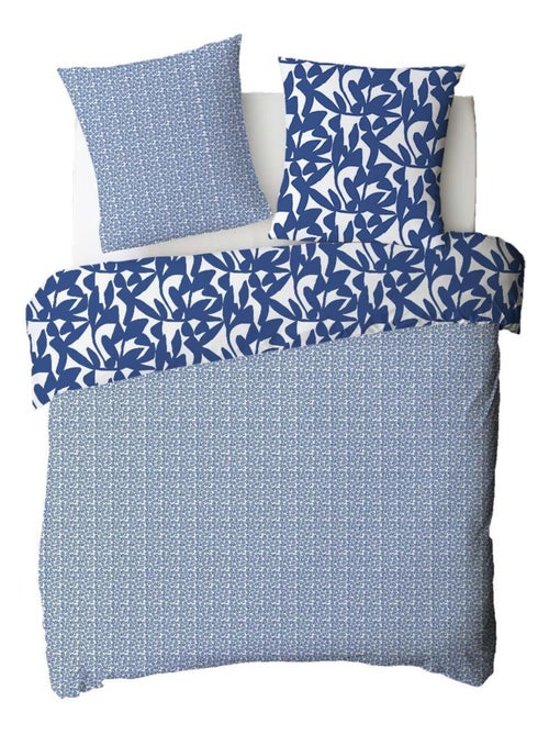 Juego de cama reversible geométrico para dos personas, de algodón - Kiabi Juego de cama reversible geométrico para dos personas, de algodón - Kiabi