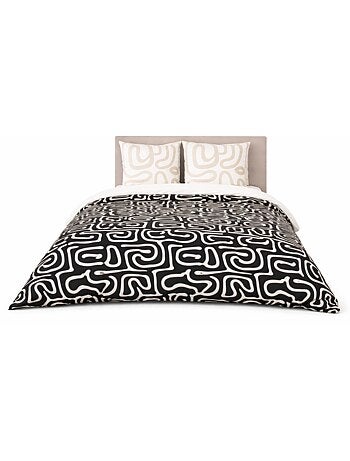 Juego de cama reversible gráfico