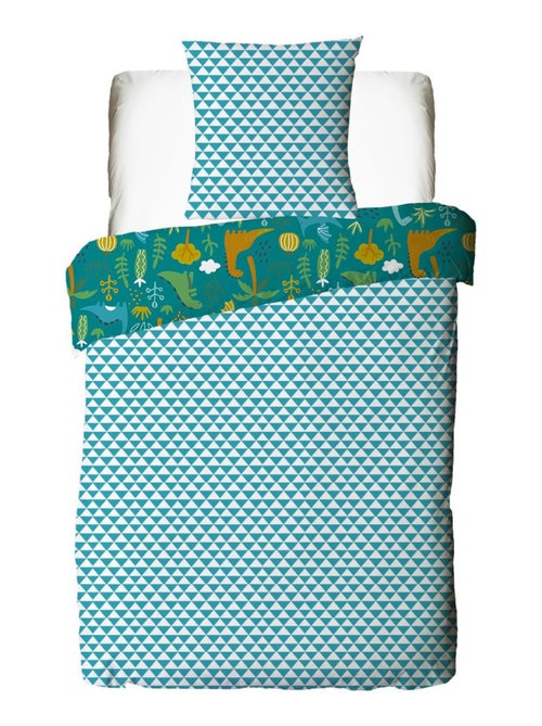 Juego de cama reversible para niños con estampado de dinosaurios - Kiabi