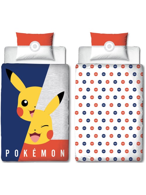 Juego de cama reversible pokémon pikachu estampado – pokémon - Kiabi Juego de cama reversible pokémon pikachu estampado – pokémon - Kiabi