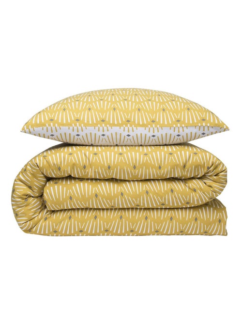 Juego de cama reversible 'RACHEL' geométrico polialgodón 240x260 Future Home - Kiabi Juego de cama reversible 'RACHEL' geométrico polialgodón 240x260 Future Home - Kiabi