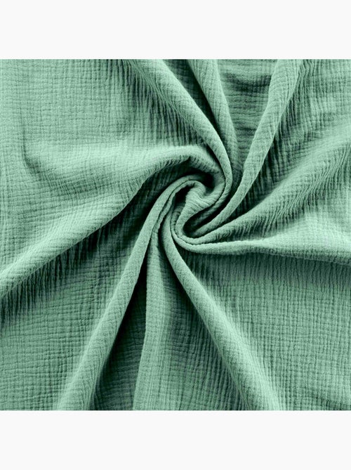 Juego de cama sienna + 2 fundas de almohada 63x63 cm – doble cara gasa de algodón y algodón 57 hilos - Kiabi